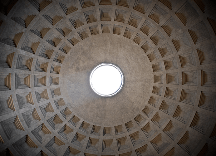 Basilica Of Santa Maria Ad Martyres I Pantheon Rome